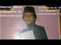 Lagu Suara Terindah H Muammar ZA ketika masih muda | Surah Ali Imran Ayat 181 - 189 Al Qari'ah dan An Nas