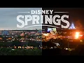 Disney Springs Time-Lapse Lights Volcano Fireworks Action
