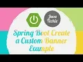 Create Spring Boot Custom Banner - Example Java Techie