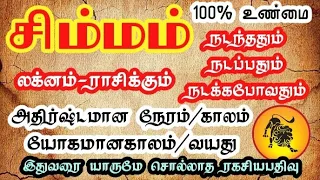 சிம்மம் ராசிக்காரர்களுக்கு வாழ்க்கையில் இதுவெல்லாம் 100% நடந்தேதீரும்
