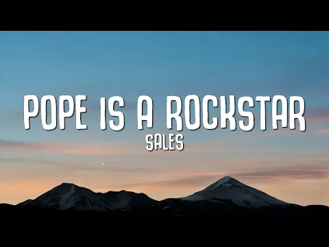 Download MP3 SALES - Pope is a rockstar (Lyrics)