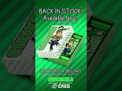 EDDSWORLD TRADING CARDS ARE BACK IN STOCK RIGHT NOW!