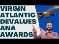 Virgin Atlantic Devalues ANA Awards