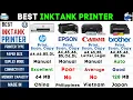 Best Ink Tank Printer For Home Best Color Printer Brother vs Epson vs HP vs Canon Ink Tank Printer