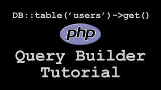 Query Builder from scratch in PHP Quick Programming Tutorial