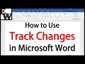 How to Use Track Changes in Microsoft Word