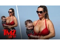 Coco and Her Baby Wear Matching Swimsuits But Its Coco s Boobs that Steal The Show TMZ TV