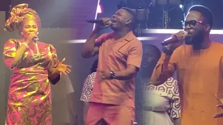watch how woli agba surprised tope alabi on stage praise the almighty u0026 elijah daniel had to shout