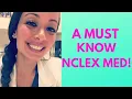 A MEDICATION YOU MUST KNOW FOR THE NCLEX LISINOPRIL ACE INHIBITOR