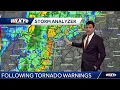 LIVE Following tornado warnings