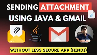 Sending Attachment with email using Java and Gmail in simple way Hindi