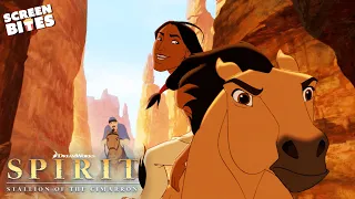 Chase Through The Canyons Spirit Stallion Of The Cimarron 2002 Screen Bites 