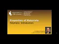 09-1 Polymers Introduction