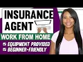 Beginner-Friendly Become an Insurance Agent from Home Equipment Provided