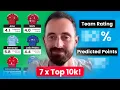 7 x Top 10k Will s FPL Team Reveal Fantasy Premier League