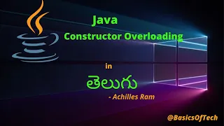 Constructor Constructor overloading in Java