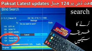 How to tune Pakset 1R channels to the Dish receiver paksat 38 latest update