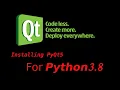 Installing PyQt5 and Qt-designer Python3 8 Ubuntu or Windows