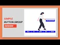 Simple Button Group HTML CSS