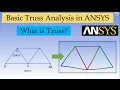 Basic Truss Analysis using ANSYS workbench Static Truss Analysis