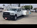 2022 Ram 2500 with Harbor utility bed and ladder rack