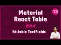 Material React Table - Editable Text Fields 13