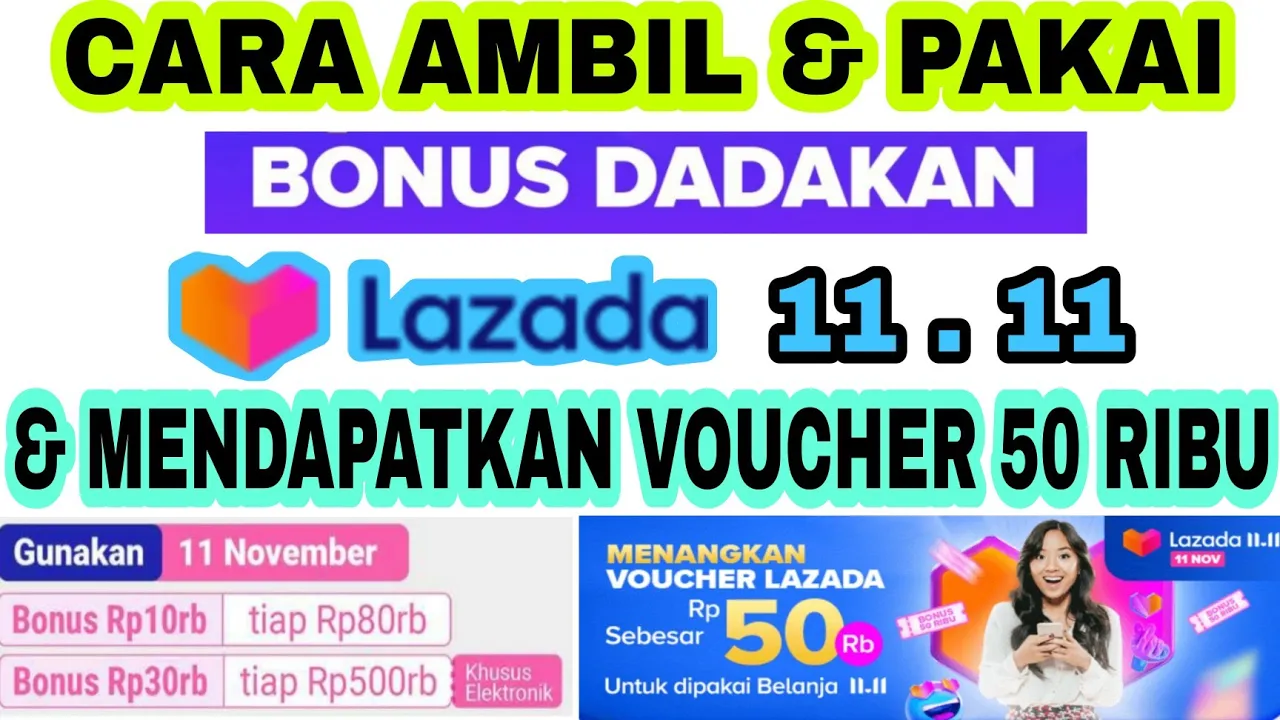 Aplikasi Penghasil Uang || Cara Agar Bisa Tarik Bonus Lazada Rp 20,000