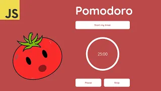 Build a Pomodoro App with me in 15 minutes HTML CSS JS - ASMR Devlog