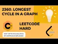LEETCODE 2360 Longest Cycle in a Graph