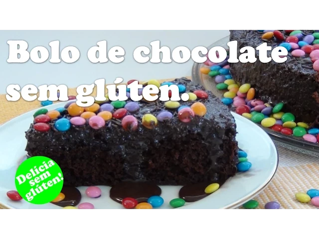 RECEITA: BOLO DE CHOCOLATE DE LIQUIDIFICADOR, DELICIOSO E SEM GLÚTEN