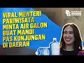 Download Lagu THE MINISTER OF TOURISM WENT VIRAL ASKING FOR GALLONS OF WATER FOR BATHING WHILE VISITING A REGION.