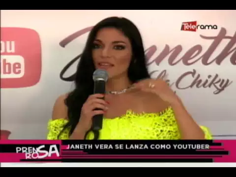 Janeth Vera se lanza como youtuber