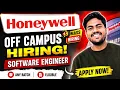 Honeywell Off Campus Drive 2026 Software Engineer Eligibility How to Apply