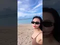 Wika Salim main di pantai #hot