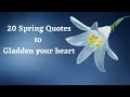 20 Spring Quotes - Top 20 quotes about spring everyday quotes Famous quotes Trendy quotes