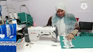 تقفيل وخياطه طقم الجبير العريض بالكرانيش باسهل طريقه 