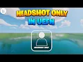 How to Make Headshot Only in UEFN Step-by-Step Tutorial UEFN FORTNITE