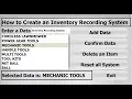 How to Create an Inventory Recording System using JList in Java NetBeans