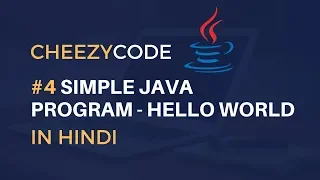 Simple Java Program in Hindi Java Beginners Programming Tutorial Hindi -