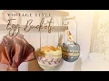 Vintage Style Easter Egg Buckets - Spring Decor Crafts