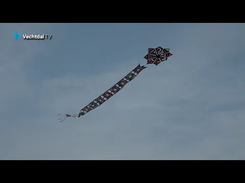 Vliegeren tijdens Kunst om Dalfsen voor jong en oud.