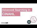 Advanced Searching in CINAHL