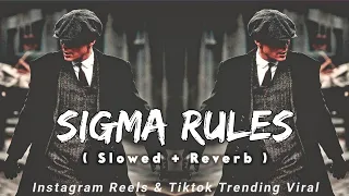 sigma rule slowed and reverb bad boy attitude song new lofi song 2023