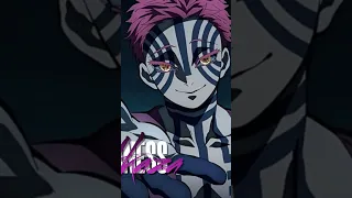 قاتل الشياطين العلوية Akaza القمر Anime موزان راب انمي اكازا 