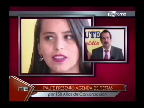Paute presentó agenda de fiestas por 158 años de Cantonización