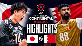 Japan 🇯🇵 vs Bahrain 🇧🇭 | Highlights | AVC Men's Continental Championship 2026