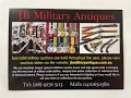 JB Military Antiques 20th November 2022 Auction with Jamey Blewitt