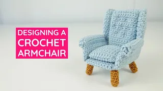 I Turned a Real Armchair into a Tiny Crochet Version