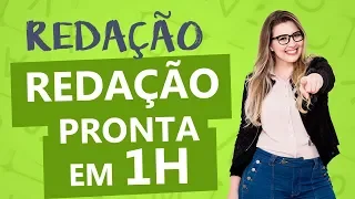 REDAÇÃO EM 1 HORA: 7 TÉCNICAS QUE FUNCIONAM - Profa. Pamba