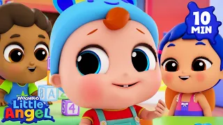 Making New Friends! 💖 Social Skills Songs for Kids | Little Angel Nursery Rhymes & Kid Songs